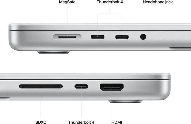 Alt view image 4 of 4 - Apple 2023 16" MacBook Pro M2 Max chip , 32GB Unified Memory, 1TB SSD Storage (Silver)
