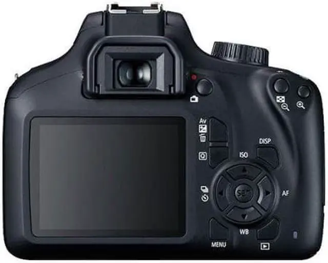 Alt view image 2 of 3 - Canon EOS Rebel T100 DSLR Camera with 18-55mm Lens, Cleaning Kit, 32GB Memory, Carry Case, Backpack, Corel Software Kit
