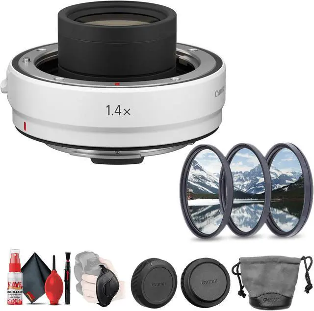 Main image of Canon RF 1.4x Extender + Hand Strap + Lens Cap Keeper + Cleaning Kit