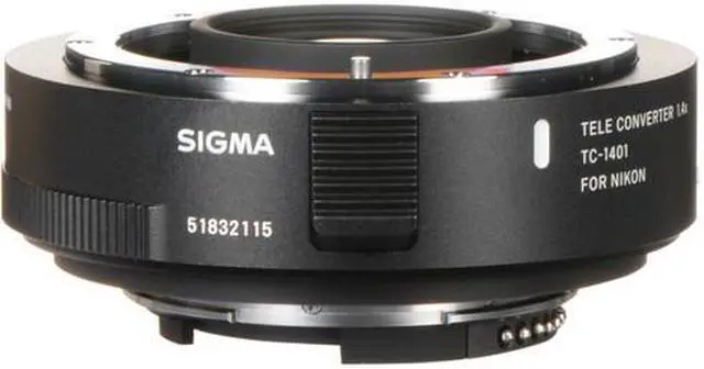 Alt view image 3 of 4 - Sigma TC-1401 1.4x Teleconverter for Nikon F with Tripod and Photo Softwares