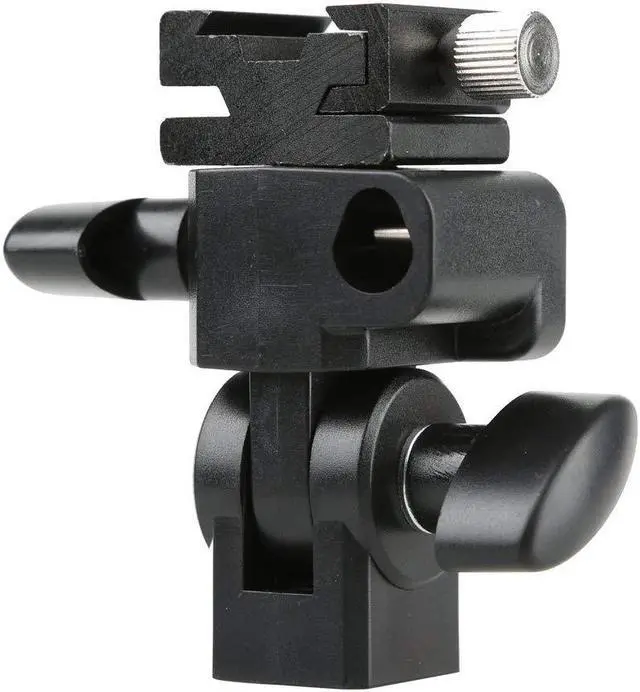 Alt view image 3 of 4 - Godox Strong E-type Multifuctional Swivel Bracket Holder for Godox Nikon Connon Flash Speedlite Hot Shoe Speedlite Light
