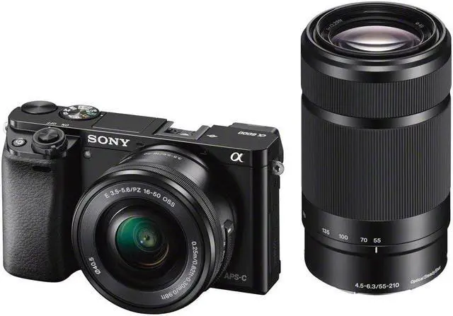 Main image of Sony Alpha a6000 Mirrorless Digital Camera w/ 16-50mm and 55-210mm Power Zoom Lenses