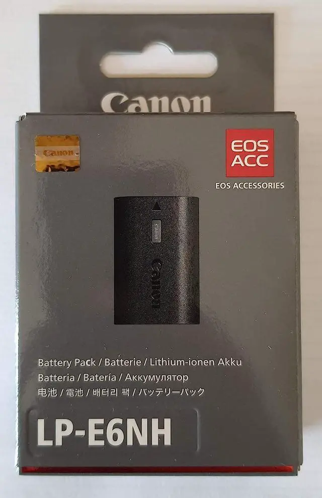 Alt view image 10 of 19 - Canon LP-E6NH Lithium-Ion Battery (7.2V, 2130mAh)