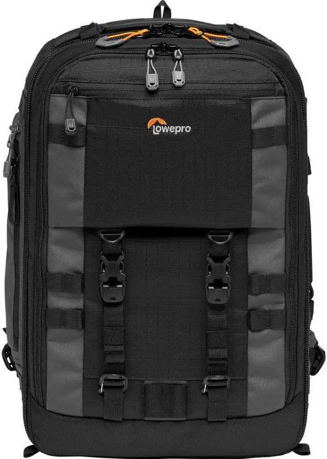 Alt view image 13 of 20 - Lowepro Pro Trekker BP 350 AW II Backpack for Pro CSC/STD DSLR, Black/Dark Gray