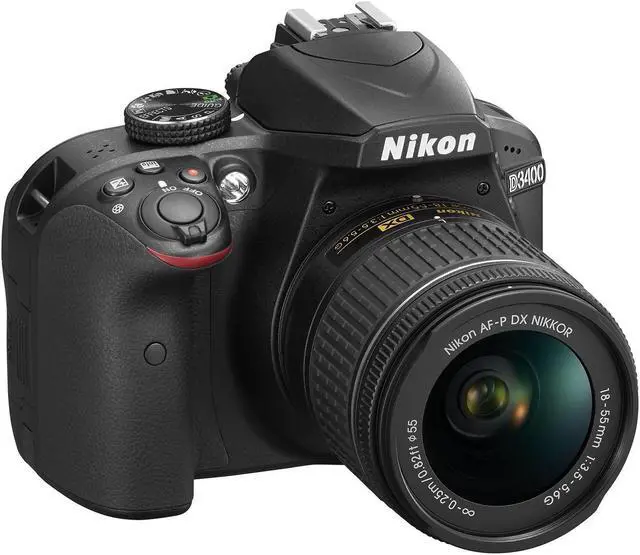 Alt view image 4 of 4 - Nikon D3400 w/ AF-P DX NIKKOR 18-55mm f/3.5-5.6G VR (Black)