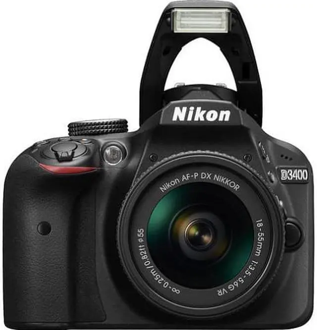 Alt view image 2 of 4 - Nikon D3400 24.2 Megapixel Digital SLR Camera with Lens 18mm-55mm