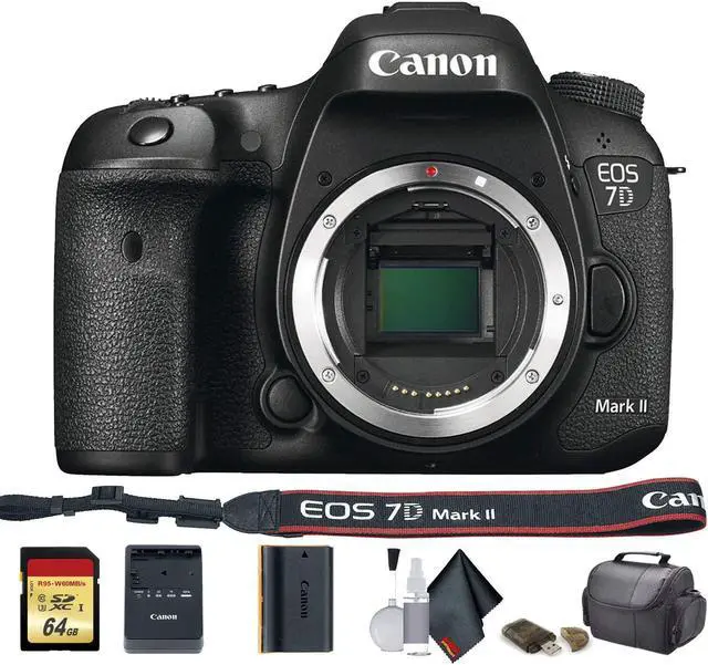 Main image of Canon EOS 7D Mark II DSLR Camera (International Model) (9128B002) - Starter Bundle
