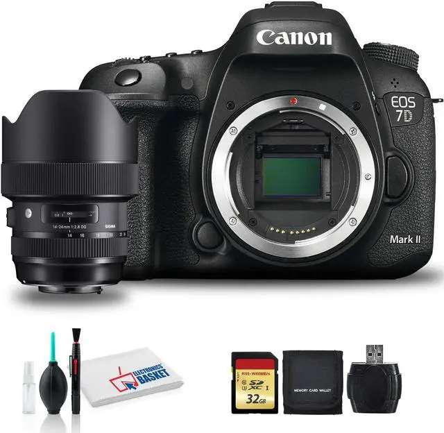 Canon EOS 7D Mark II DSLR Camera with Sigma14-24mm f/2.8 DG HSM