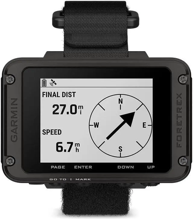 Main image of Garmin Foretrex 801, Wrist-Mounted GPS Navigation with Strap, Upgraded Multi-Band GNSS, Longer Battery Life