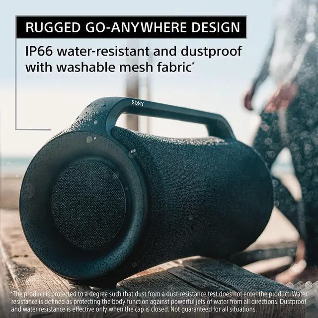 Alt view image 16 of 16 - Sony SRSXG500 XG500 Portable Bluetooth Speaker - Black