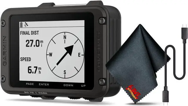 Main image of Garmin Foretrex 801 (No Strap) with 6Ave Cleaning Cloth