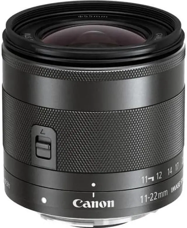 Alt view image 2 of 4 - Canon EF-M 11-22mm f/4-5.6 IS STM Lens (International Model) with Cleaning Kit and Filter Kits Bundle