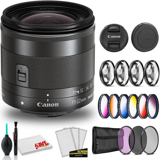 Canon EF-M 11-22mm f/4-5.6 IS STM Lens (International Model) with