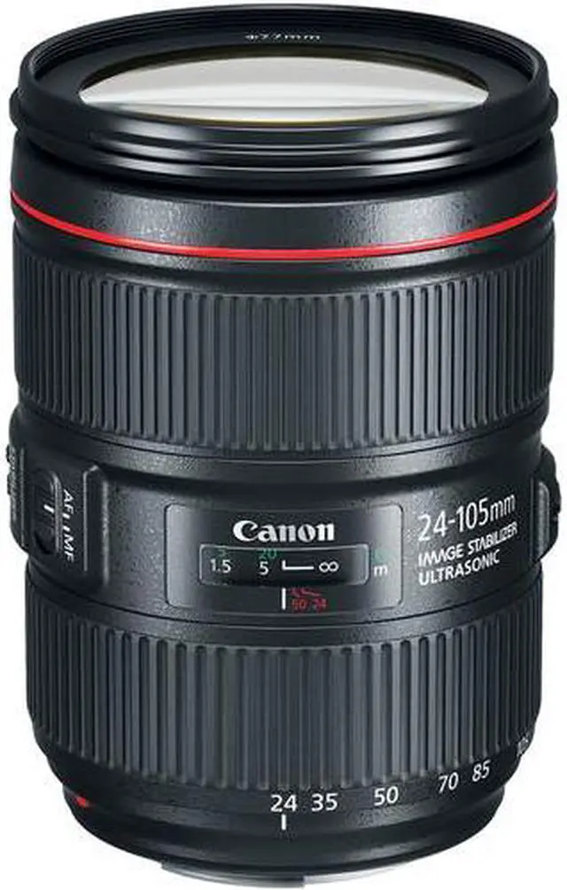 Alt view image 2 of 4 - Canon EF 24-105mm f/4L IS II USM Lens (International Model) with Cleaning Kit and Filter Kits Bundle
