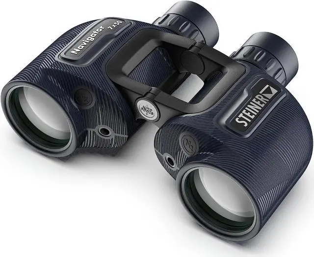 Main image of Steiner Navigator 7x50 Binoculars - Magnification 7X - High Contrast Optics - Floating Prism System - Sports-Auto Focus - Delivers Excellent Image Clarity, Navy Blue (2342, New Version)