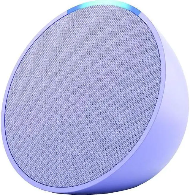 Main image of Amazon - Echo Pop (1st Generation) Smart Speaker with Alexa - Lavender Bloom