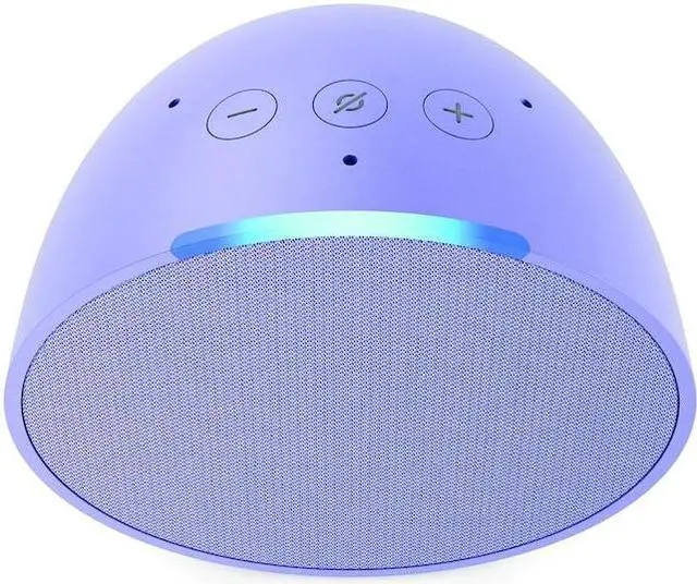 Alt view image 2 of 3 - Amazon - Echo Pop (1st Generation) Smart Speaker with Alexa - Lavender Bloom