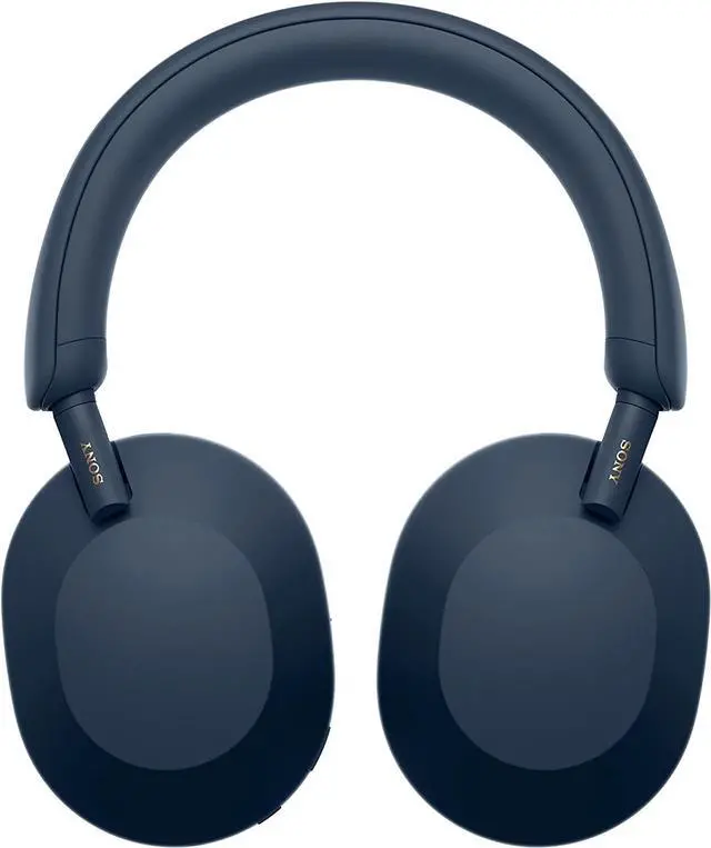 Alt view image 12 of 18 - Sony WH-1000XM5 Noise-Canceling Wireless Over-Ear Headphones (Blue)