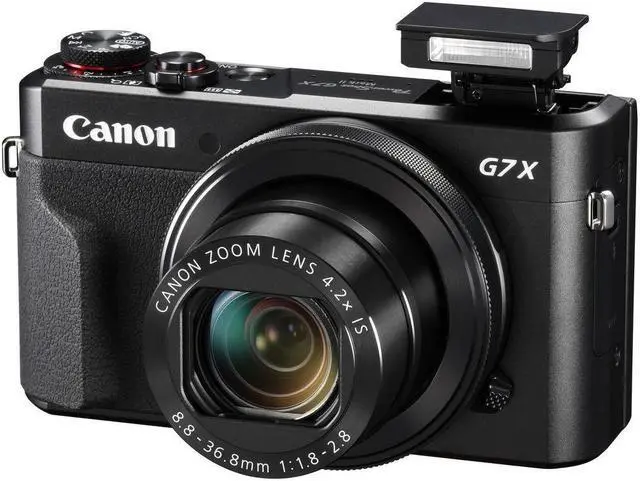 Alt view image 2 of 4 - Canon PowerShot G7 X Mark II Digital Camera (Intl Model) with (2)128GB SD Cards