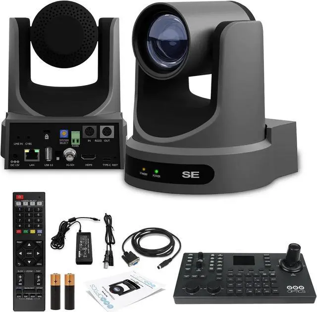 Main image of PTZOptics Move SE PTZ Camera with 20x Optical Zoom + PTZOptics SuperJoy PTZ Camera Controller