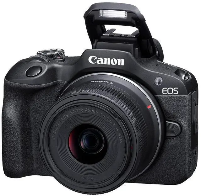 Alt view image 9 of 20 - Canon EOS R100 4K Video Mirrorless Camera 2 Lens Kit - Effective Sensor Resolution: 24.1 - CMOS - Display Diagonal Size: 3 - TFT display - The EOS R100 also can record Full HD video at up to 60 frames