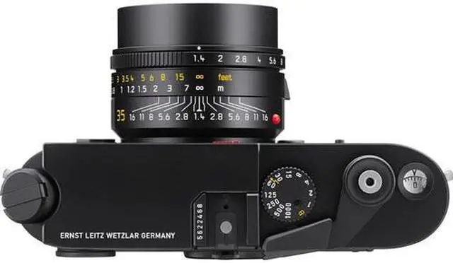 Alt view image 3 of 4 - Leica M6 Rangefinder 35mm Camera (Black) #10557