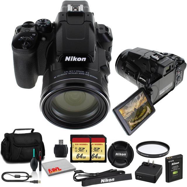 Nikon COOLPIX P950 Camera 26532 - Kit with 2x 64GB Memory