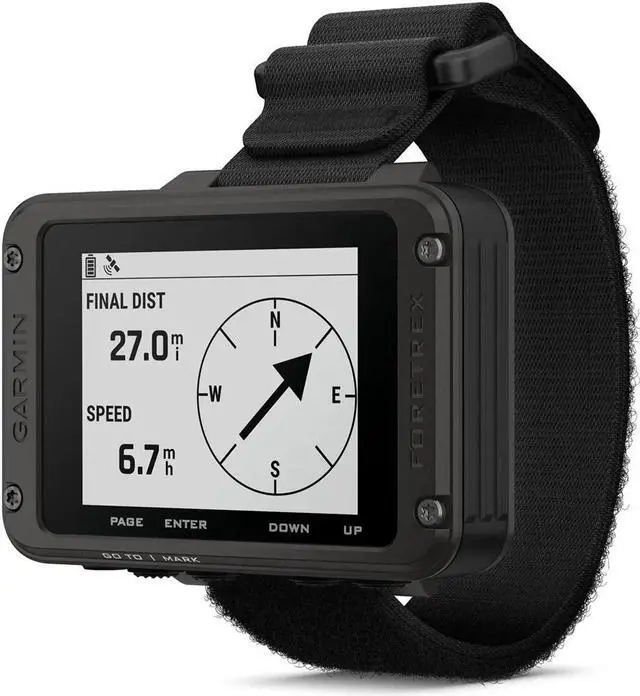Alt view image 2 of 4 - Garmin Foretrex 801 Wrist-Mounted GPS Navigator  with Strap - Upgraded GNSS