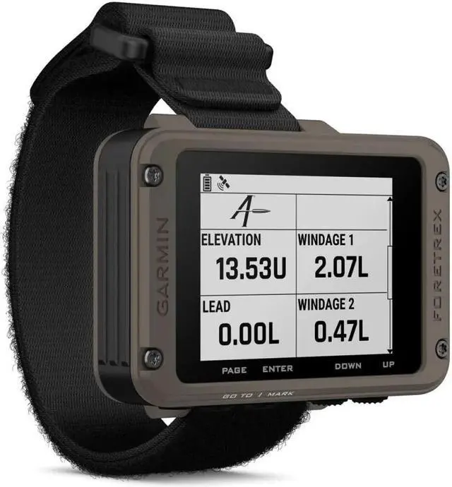 Alt view image 3 of 4 - Garmin Foretrex 901 Ballistic Edition Wrist-Mounted GPS Navigator with Strap