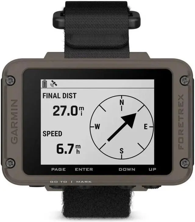 Alt view image 4 of 4 - Garmin Foretrex 901 Ballistic Edition Wrist-Mounted GPS Navigator with Strap