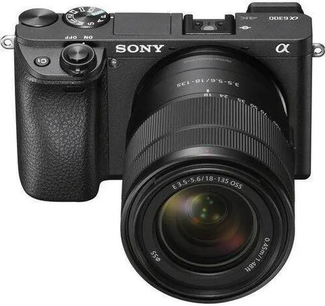 Alt view image 3 of 3 - Sony Alpha a6300 Mirrorless Digital Camera - Black with 18-135mm Lens