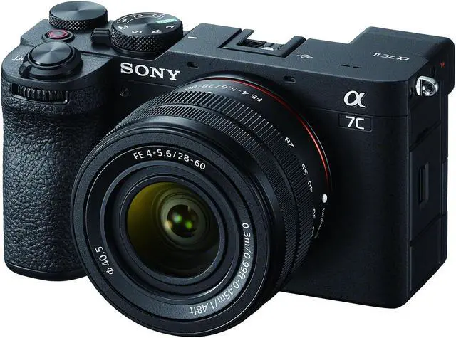 Alt view image 2 of 3 - Sony Alpha 7C II Full-Frame Interchangeable Lens Camera Lens Kit  Black