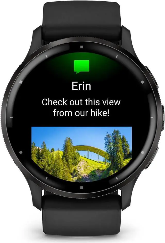 Alt view image 3 of 14 - Garmin Venu 3 Slate Stainless Steel Bezel with Black Case and Silicone Band | Smart Watch 010-02784-01