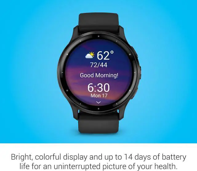 Alt view image 4 of 14 - Garmin Venu 3 Slate Stainless Steel Bezel with Black Case and Silicone Band | Smart Watch 010-02784-01