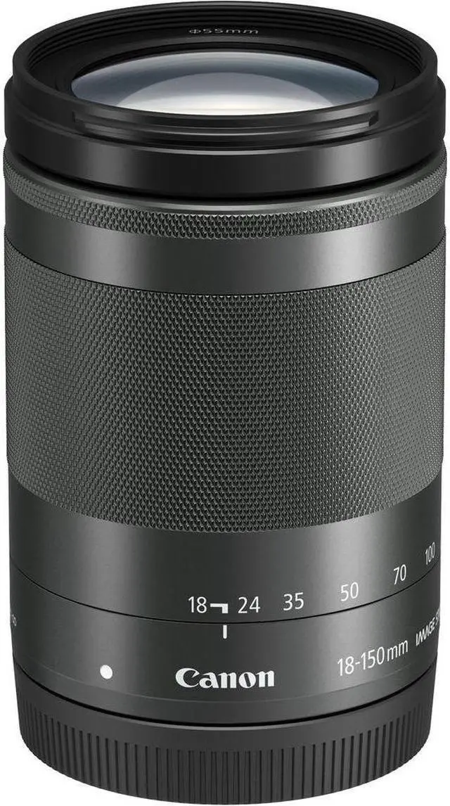 Alt view image 3 of 4 - Canon EF-M 18-150mm f/3.5-6.3 IS STM Lens (Graphite) with Filter Kit + More
