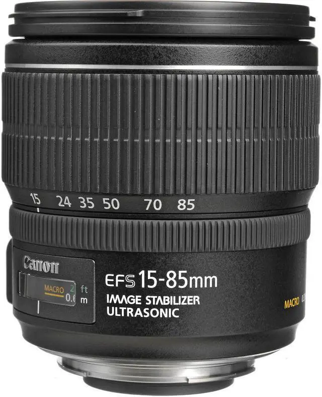 Alt view image 2 of 4 - Canon EF-S 15-85mm f/3.5-5.6 IS USM Lens with Filter Kit + Cleaning Kit + More