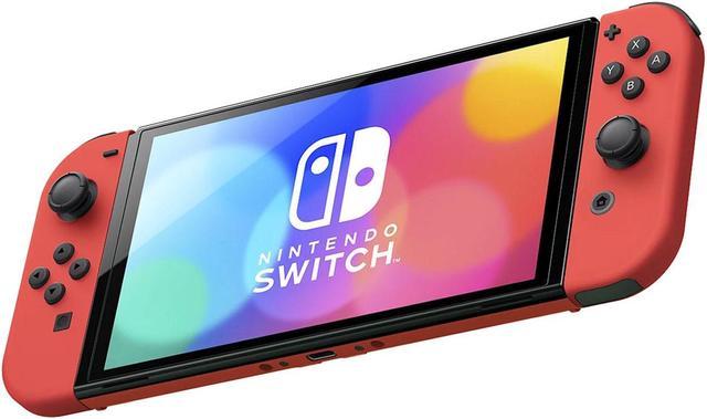 Nintendo Switch - OLED: Mario Red Edition Bundle with Pokémon Shield Game 