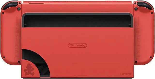 Alt view image 4 of 4 - Nintendo Switch - OLED: Mario Red Edition Bundle with Mario Kart 8 Deluxe Game