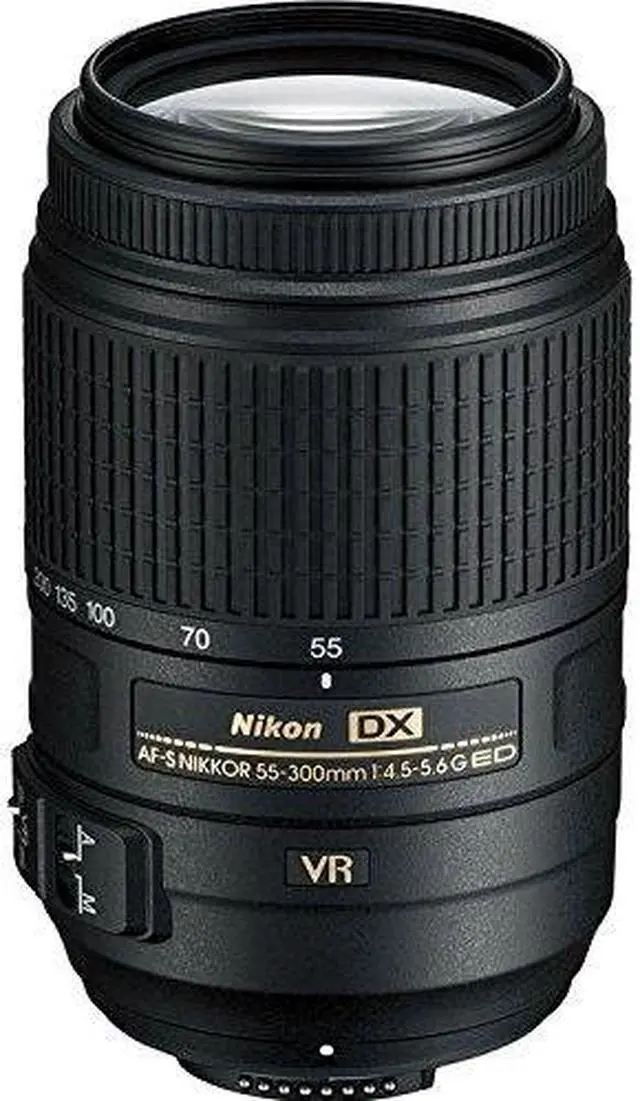 Main image of Nikon 2197-IV AF-S DX NIKKOR 55-300mm f/4.5-5.6G ED Vibration Reduction Zoom Lens with Auto Focus for DSLR Cameras Inter