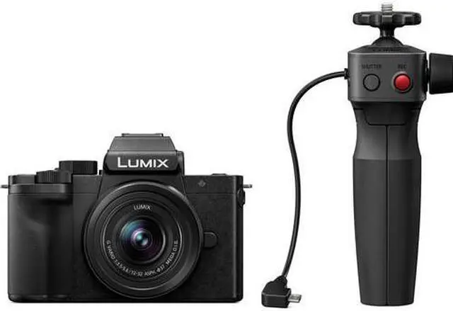 Alt view image 2 of 4 - Panasonic Lumix G100 4K Mirrorless Camera with 12-32mm Lens and Tripod Grip Kit