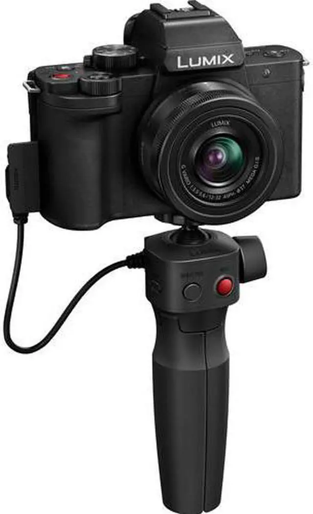 Alt view image 4 of 4 - Panasonic Lumix G100 4K Mirrorless Camera with 12-32mm Lens and Tripod Grip Kit