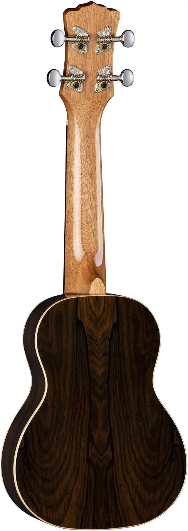 Alt view image 2 of 4 - Luna Guitars Ziricote, 4-String Soprano Ukulele with Gigbag (UKE ZIRI S)