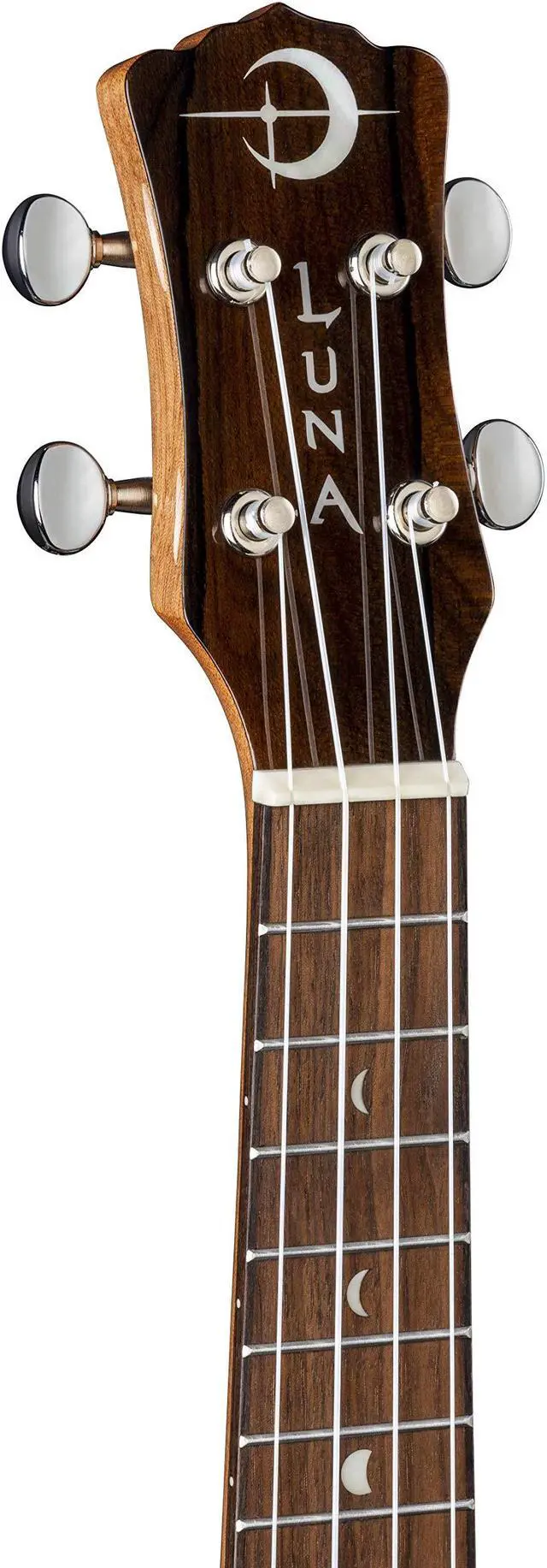 Alt view image 4 of 4 - Luna Guitars Ziricote, 4-String Soprano Ukulele with Gigbag (UKE ZIRI S)