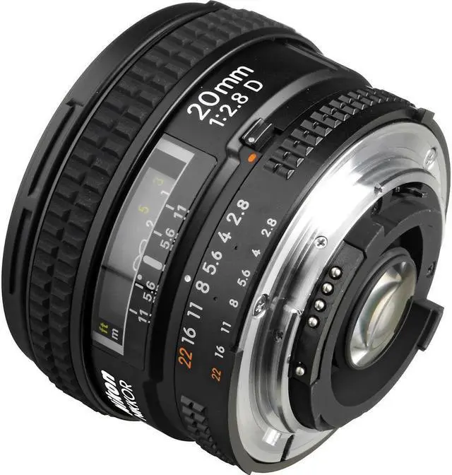 Alt view image 4 of 4 - Nikon AF NIKKOR 20mm f/2.8D Lens (1913) + 64GB Memory Card + Filter Kit + BackPack - Bundle