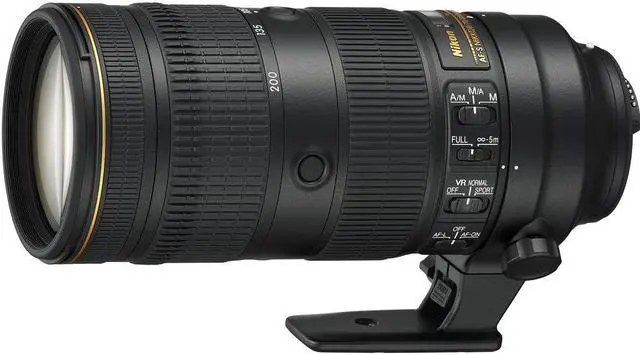 Alt view image 3 of 4 - Nikon - AF-S NIKKOR 70-200mm f/2.8E FL ED VR Telephoto Zoom Lens for DSLR Camera - Bundle