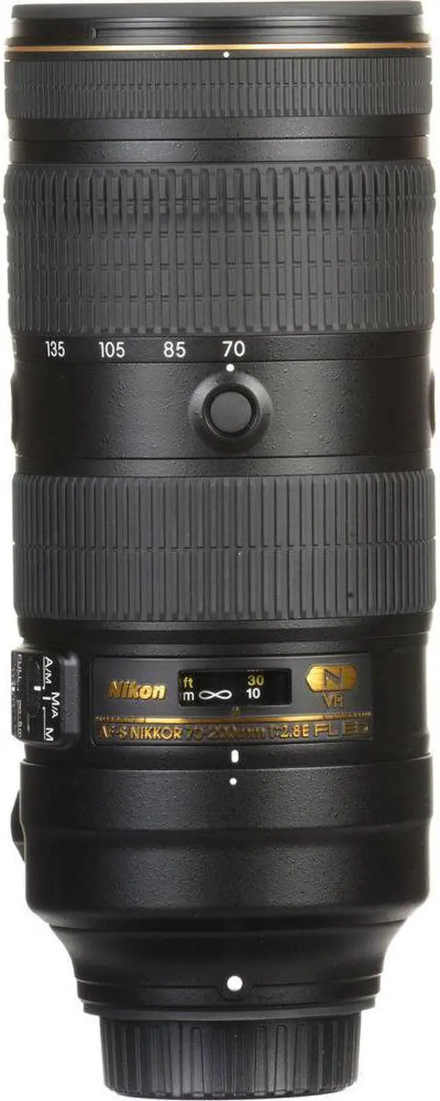 Alt view image 4 of 4 - Nikon - AF-S NIKKOR 70-200mm f/2.8E FL ED VR Telephoto Zoom Lens for DSLR Camera - Bundle