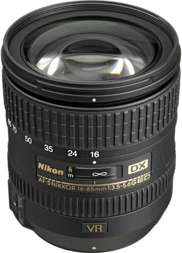 Alt view image 2 of 4 - Nikon AF-S DX NIKKOR 16-85mm f/3.5-5.6G ED VR Lens (2178) + Filter Kit + Cap Keeper - Bundle