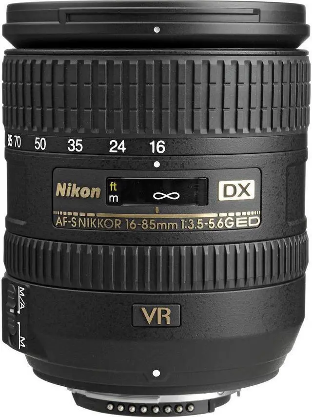 Alt view image 3 of 4 - Nikon AF-S DX NIKKOR 16-85mm f/3.5-5.6G ED VR Lens (2178) + Filter Kit + Cap Keeper - Bundle