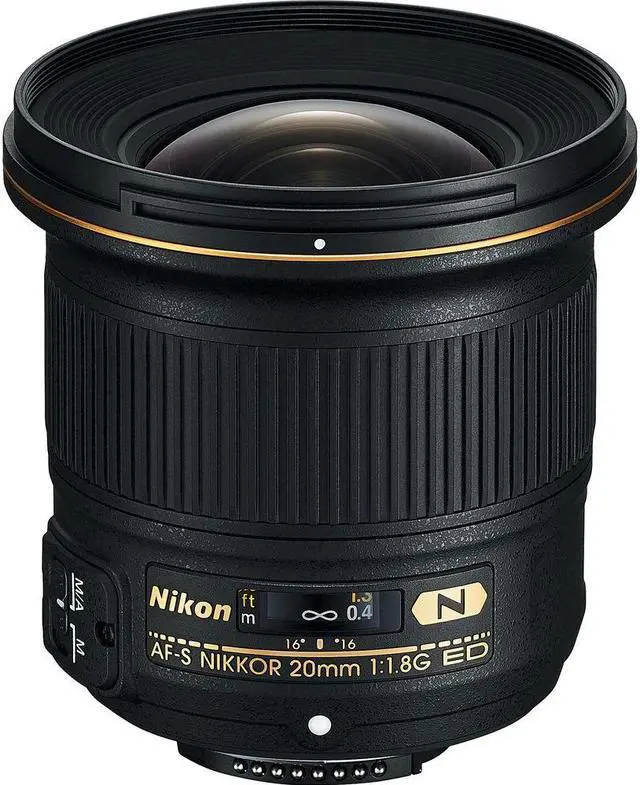 Alt view image 2 of 4 - Nikon AF-S NIKKOR 20mm f/1.8G ED Lens (20051) + Filter Kit + Cap Keeper - Bundle