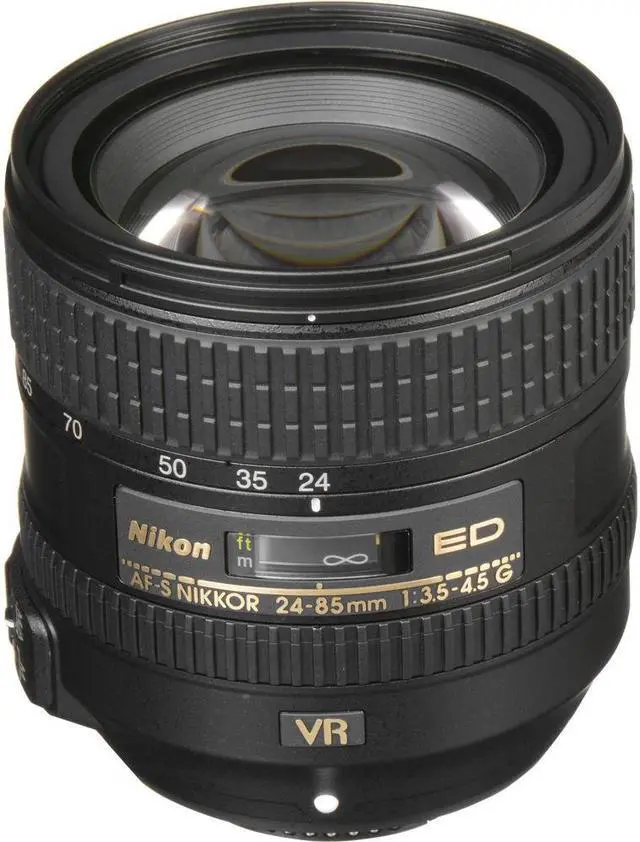 Alt view image 2 of 4 - Nikon AF-S NIKKOR 24-85mm f/3.5-4.5G ED VR Lens (2204) + Filter Kit + Cap Keeper - Bundle